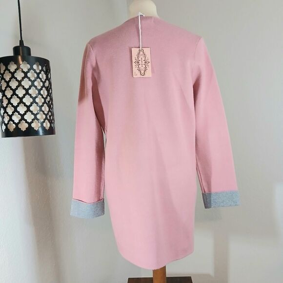 Oliver by Escio Anthropologie NWT Pink   Cardigan Sweater Size M - Picture 4 of 11